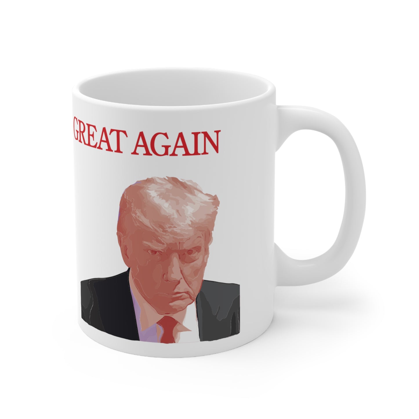 "Make Mornings Great Again" Ceramic Mug 11oz