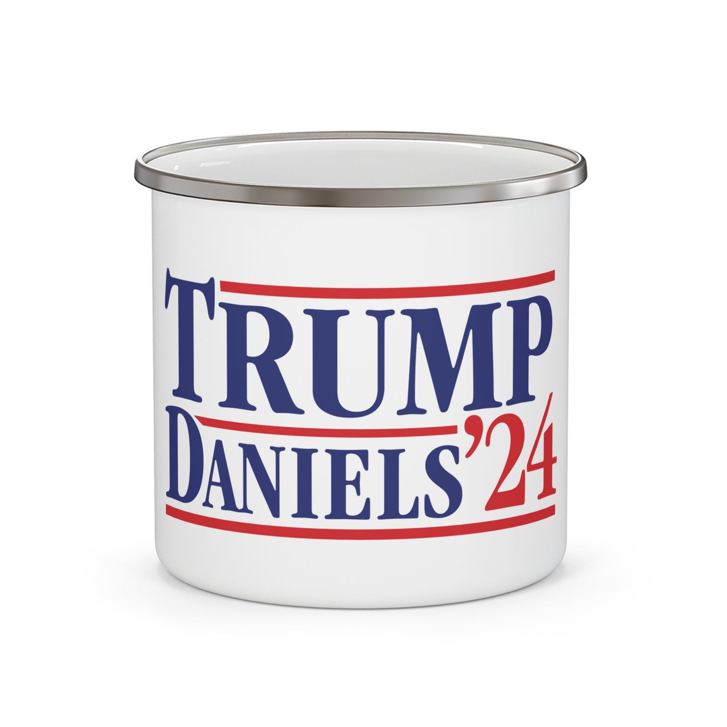 "Trump Daniels '24" Enamel Camping Mug