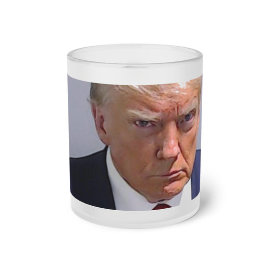 "Mug Shot" Frosted Glass Mug