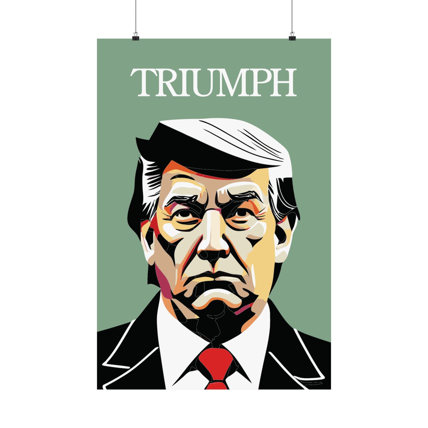 "Trump Triumph" Matte Vertical Posters, Variation 2