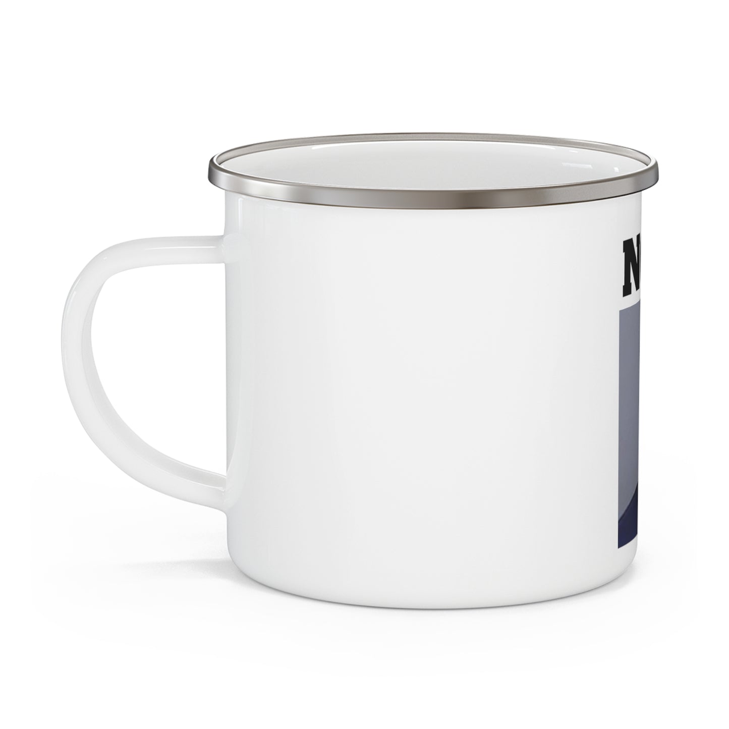 "Not Guilty" Enamel Camping Mug