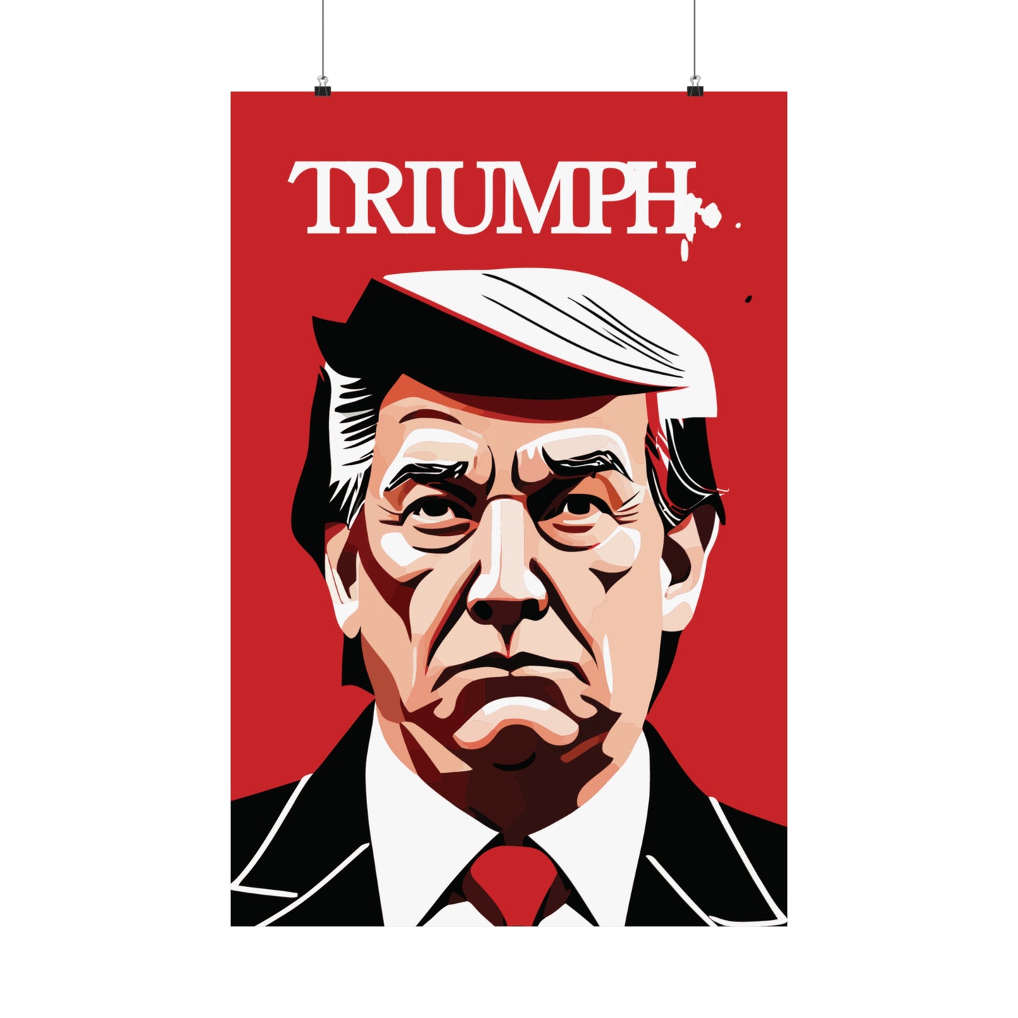 "Trump Triumph" Matte Vertical Posters, Limited Edition, Variation 2