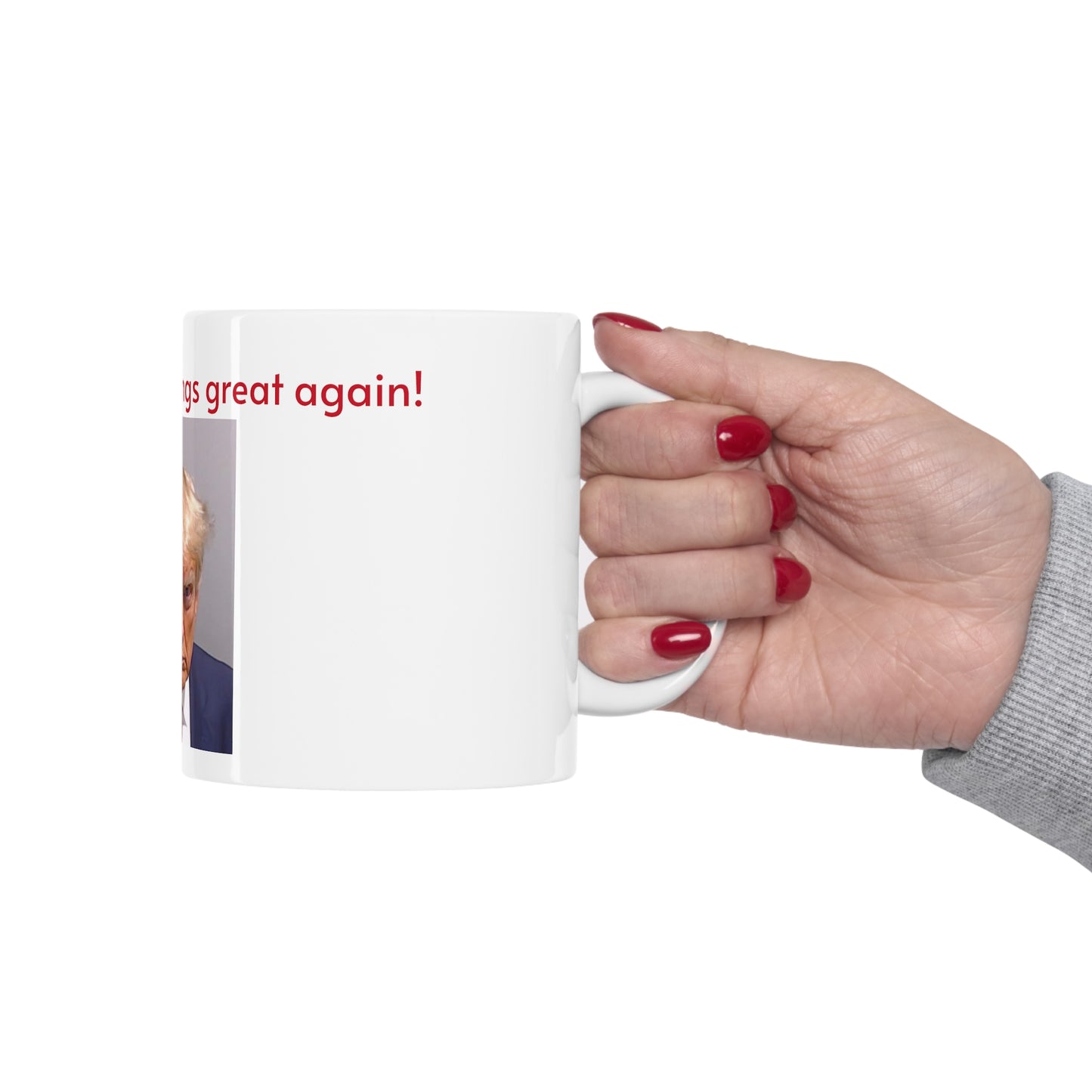 "Trump - Make mornings great again" Ceramic Mug 11oz