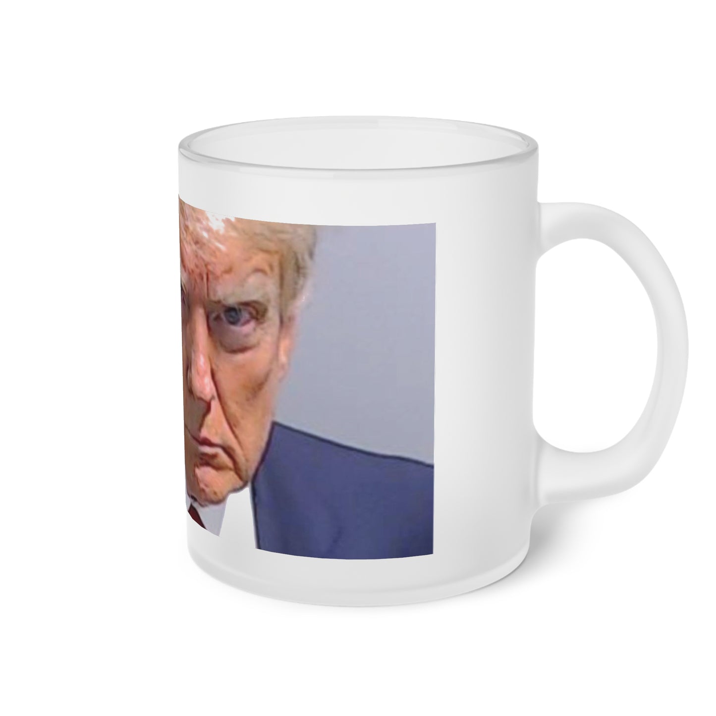 "Mug Shot" Frosted Glass Mug