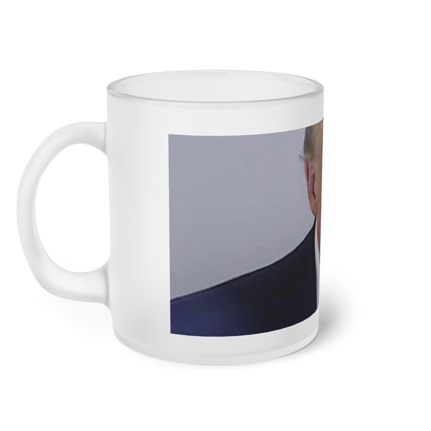 "Mug Shot" Frosted Glass Mug