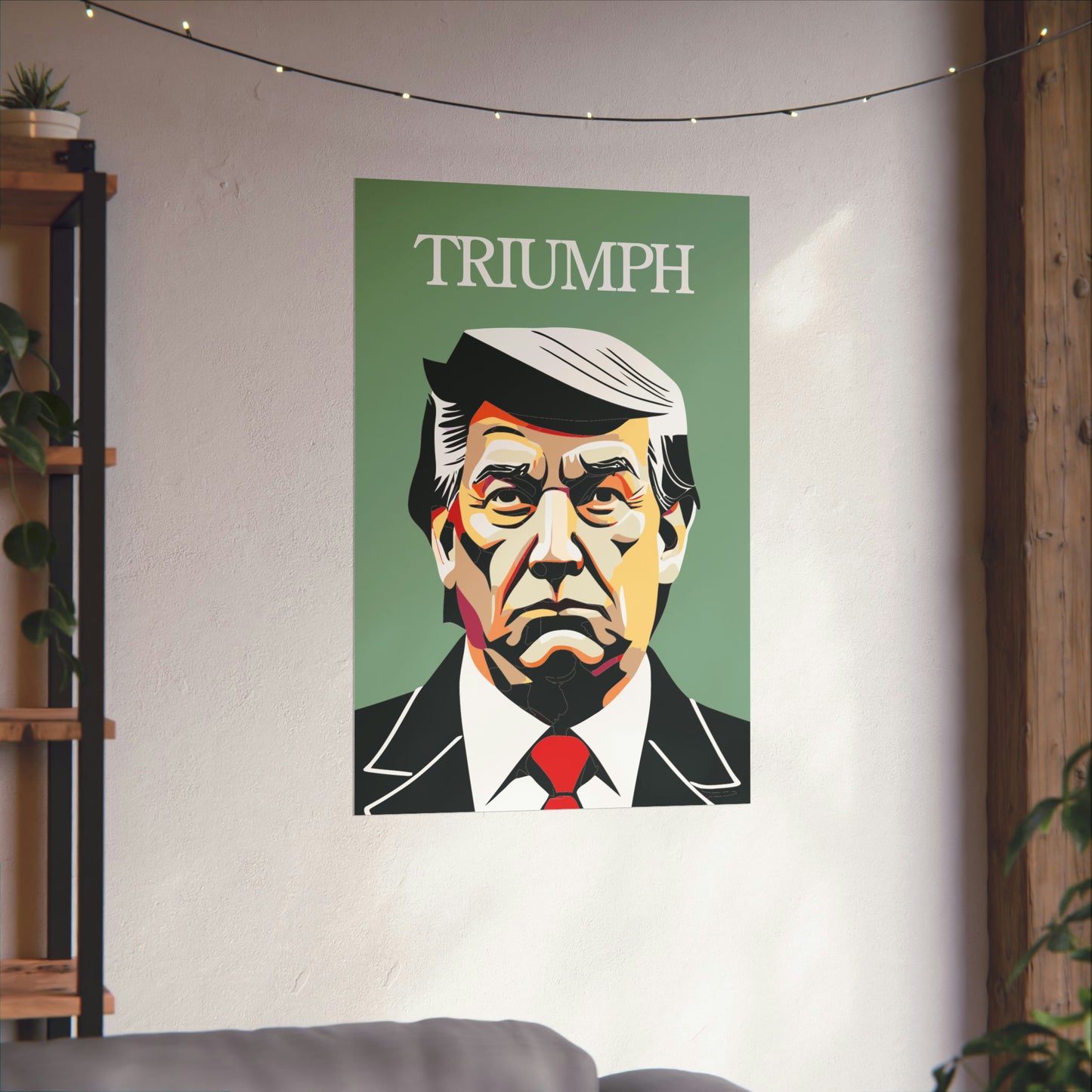 "Trump Triumph" Matte Vertical Posters, Variation 2